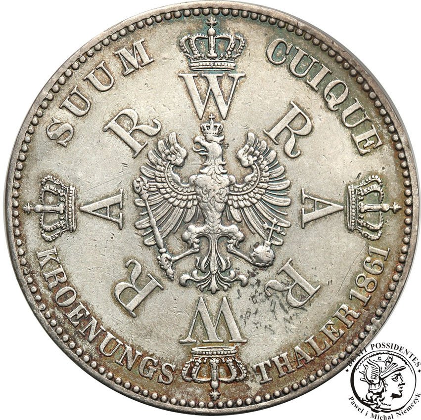 Niemcy, Prusy. Talar koronacyjny 1861 A